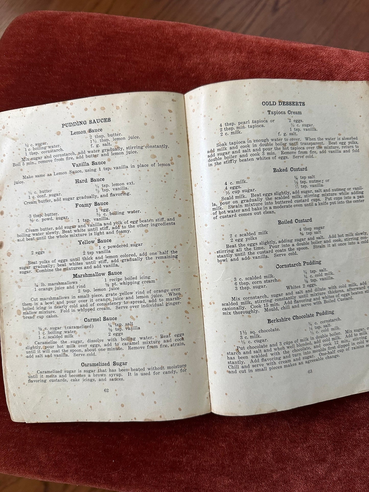 1927 Recipes for Instruction in Domestic Science Paperback Book by Emma L. Morrow Rochester, N.Y.