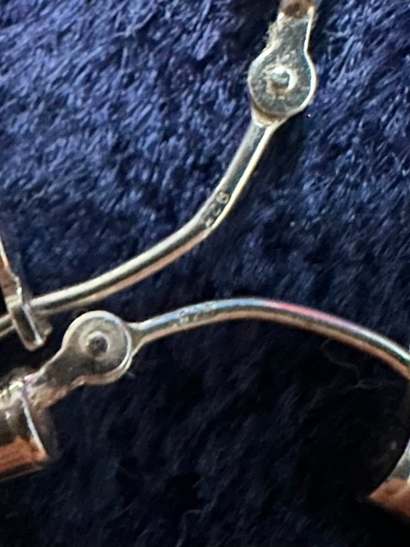 Vintage Sterling Silver Hoop Earrings