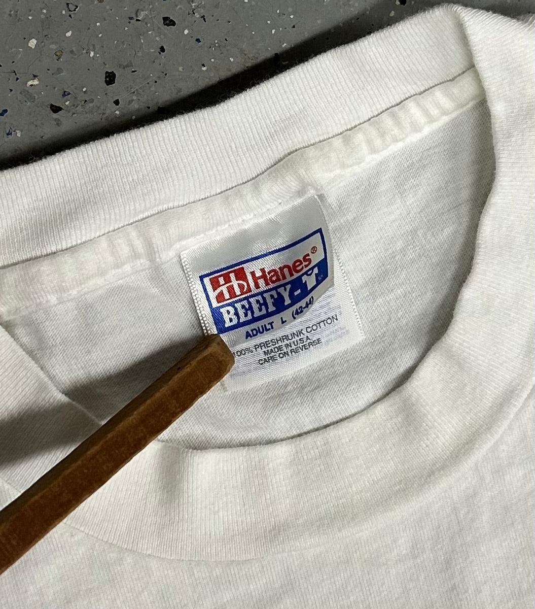 1990s Miami Beach Florida Embroidered Single Stitch Tee