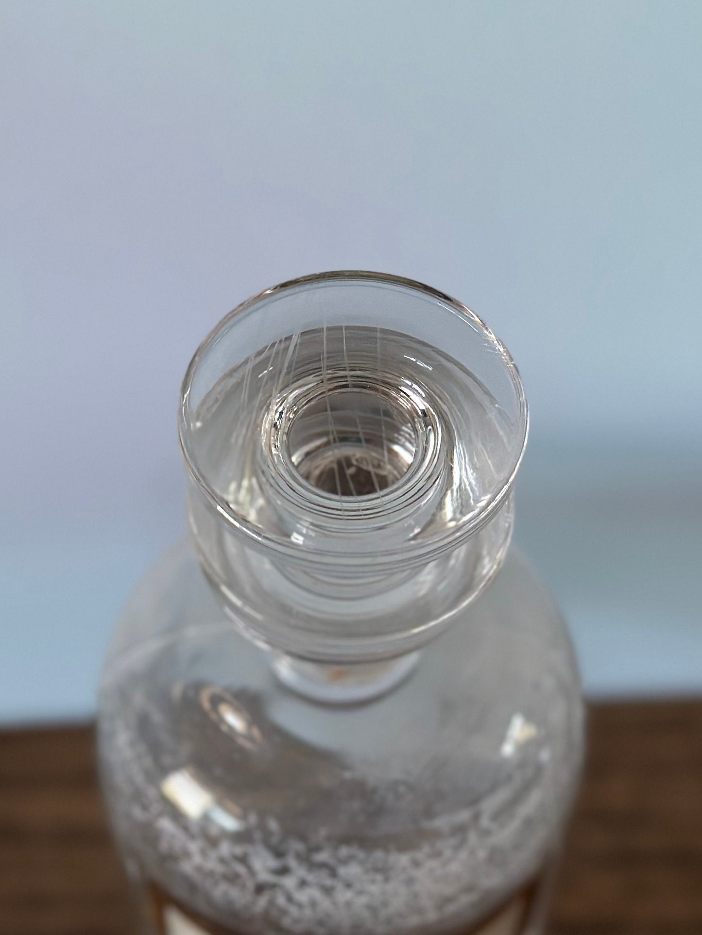 Antique Late 1800s Glass Apothecary Pharmacy Bottle SYR. RHEI Syrup Medicine