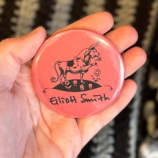 Elliott Smith x Ferdinand the Bull | Handmade Button Pin