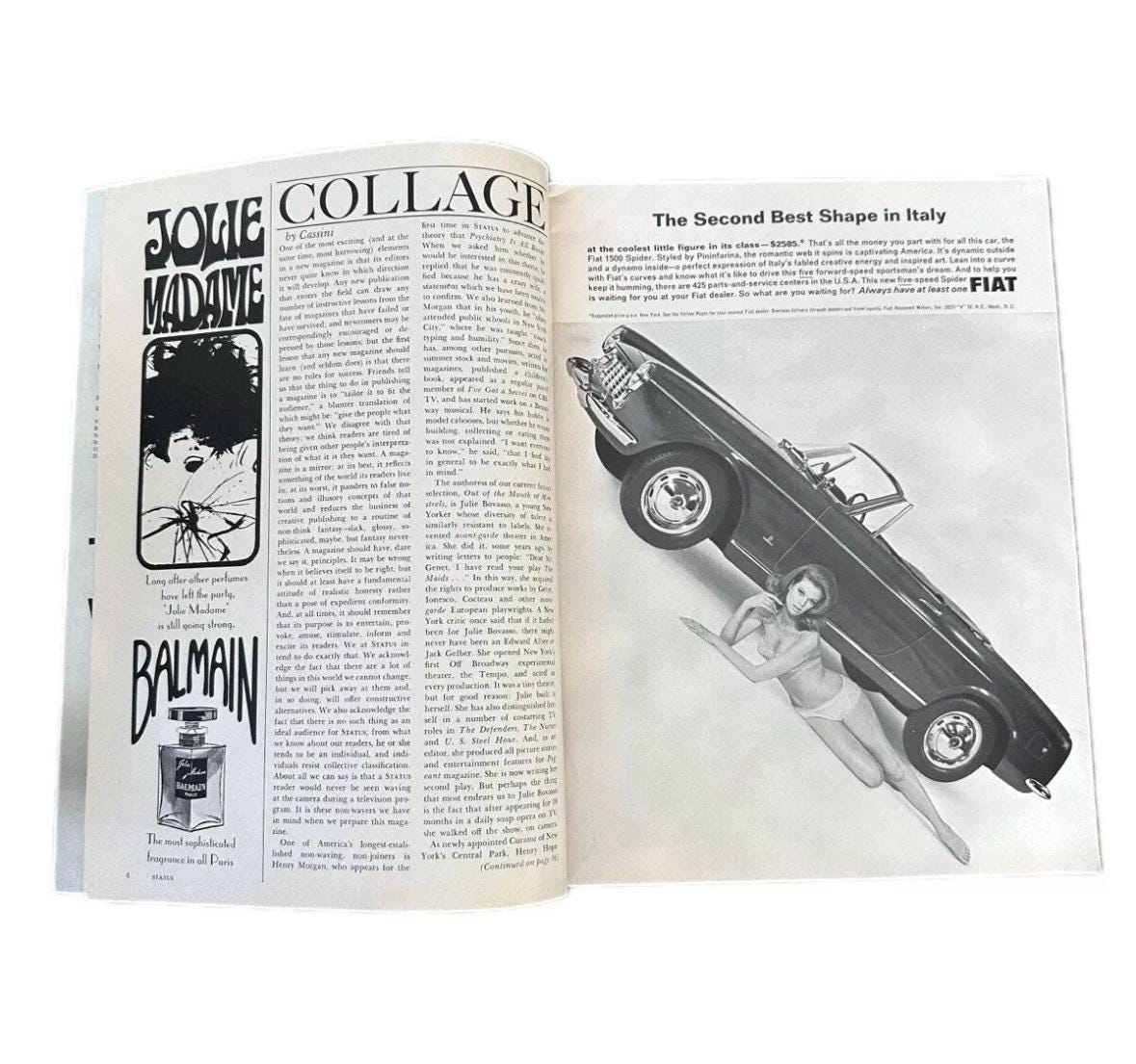1960s Pop Culture STATUS Magazine March 1966 Vol. 2 No. 2