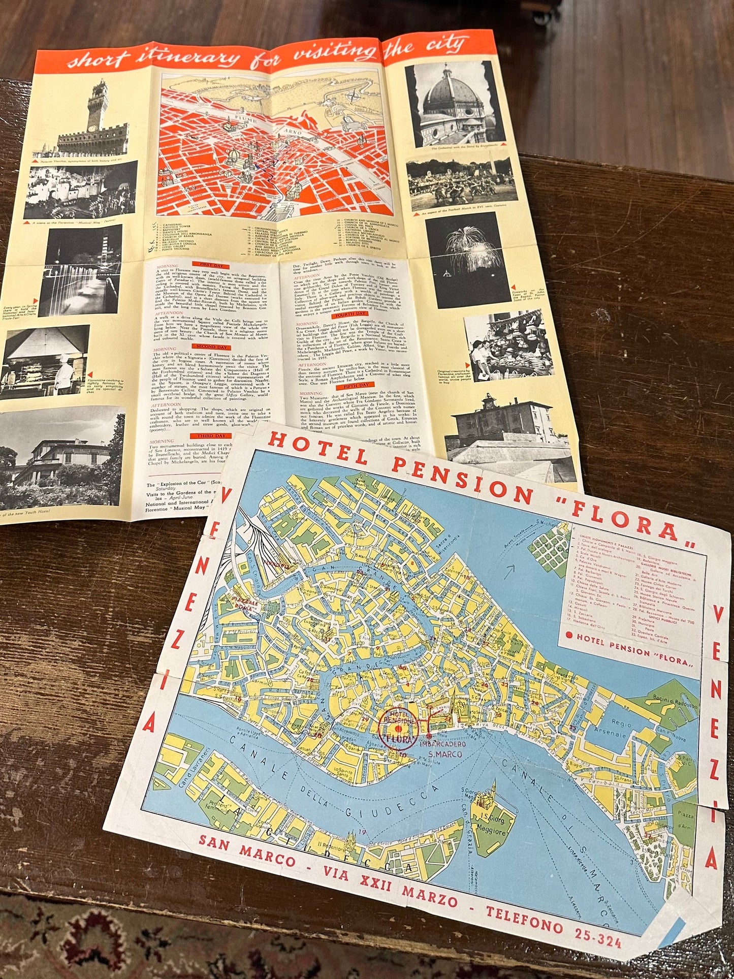 LOT of 6 Vintage 1950s Travel Ephemera Brochures & Pamphlets