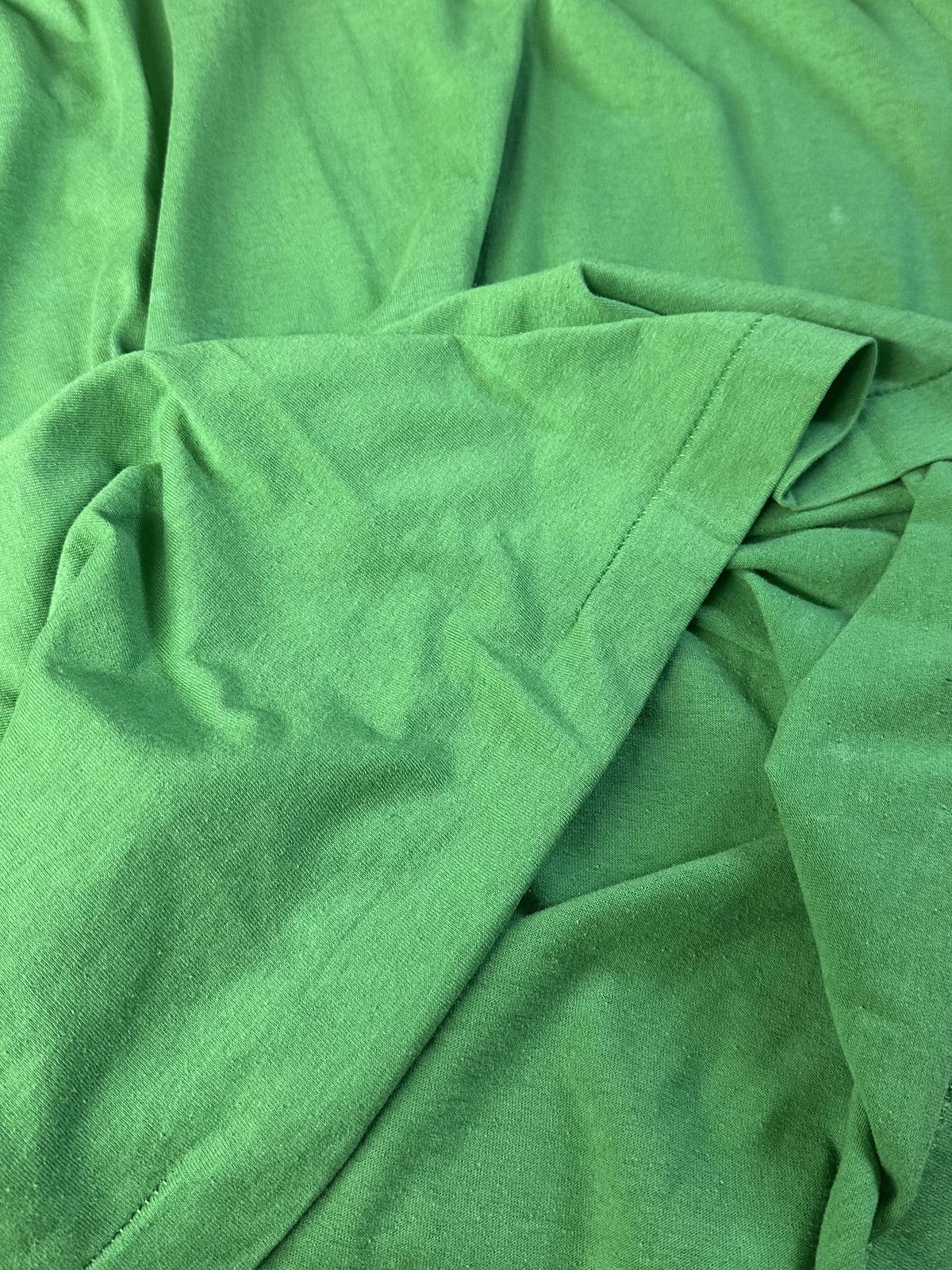 1990s Saturday Rock Rally 516-Bye-Dude Green Single Stitch Tee