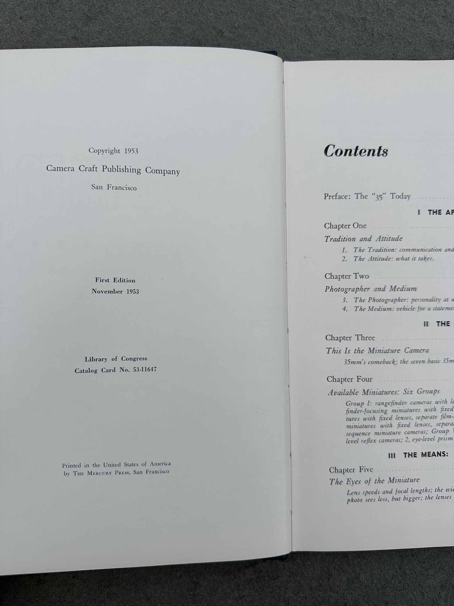 1953 First Edition 35mm Photography Hardcover Illustrated Book by Jacob Deschin | Approaches & Techniques with the Miniature Camera