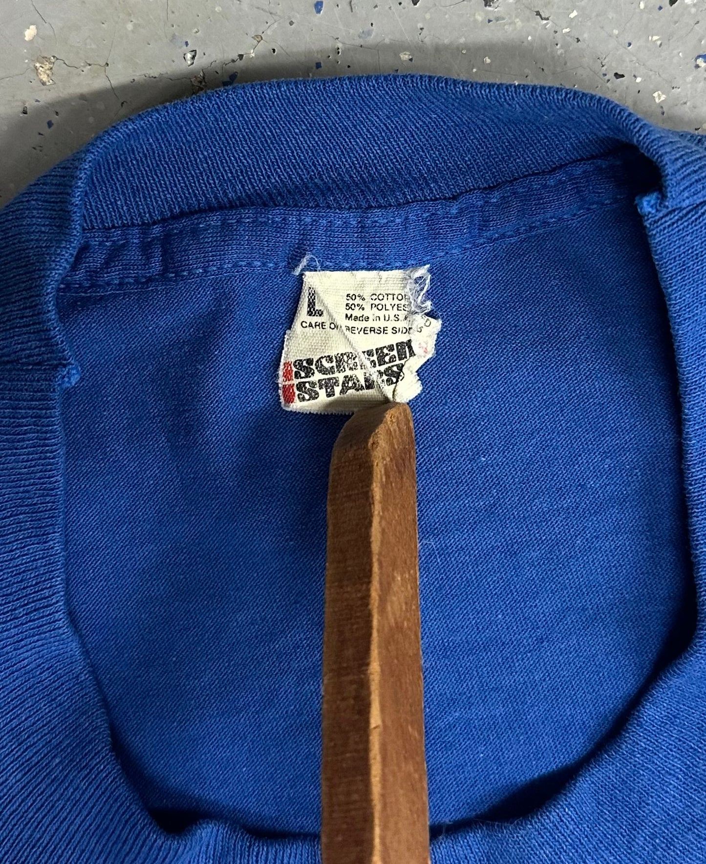 1980s State of New York Emblem Nassau County NY Court Officer Single Stitch Tee