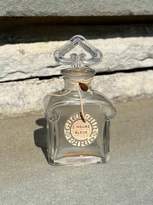 1940s Guerlain Paris L'Heure Bleue Perfume Bottle Made in France Empty