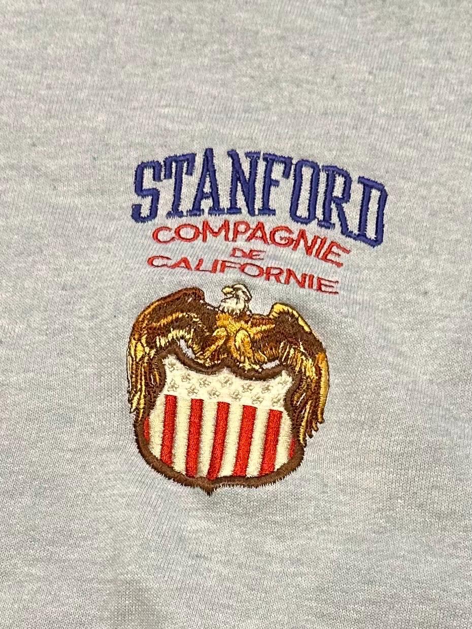1980s Private Stock Compagnie de Californie Stanford University Crewneck Sweatshirt