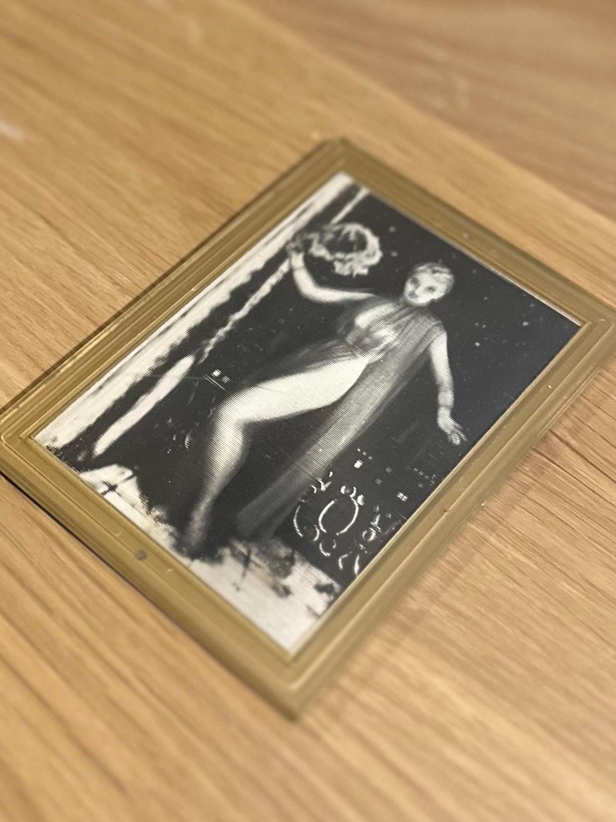 1940s Early Lenticular Lili St Cyr Burlesque Flicker Dance Picture Pin-Up Advertisement