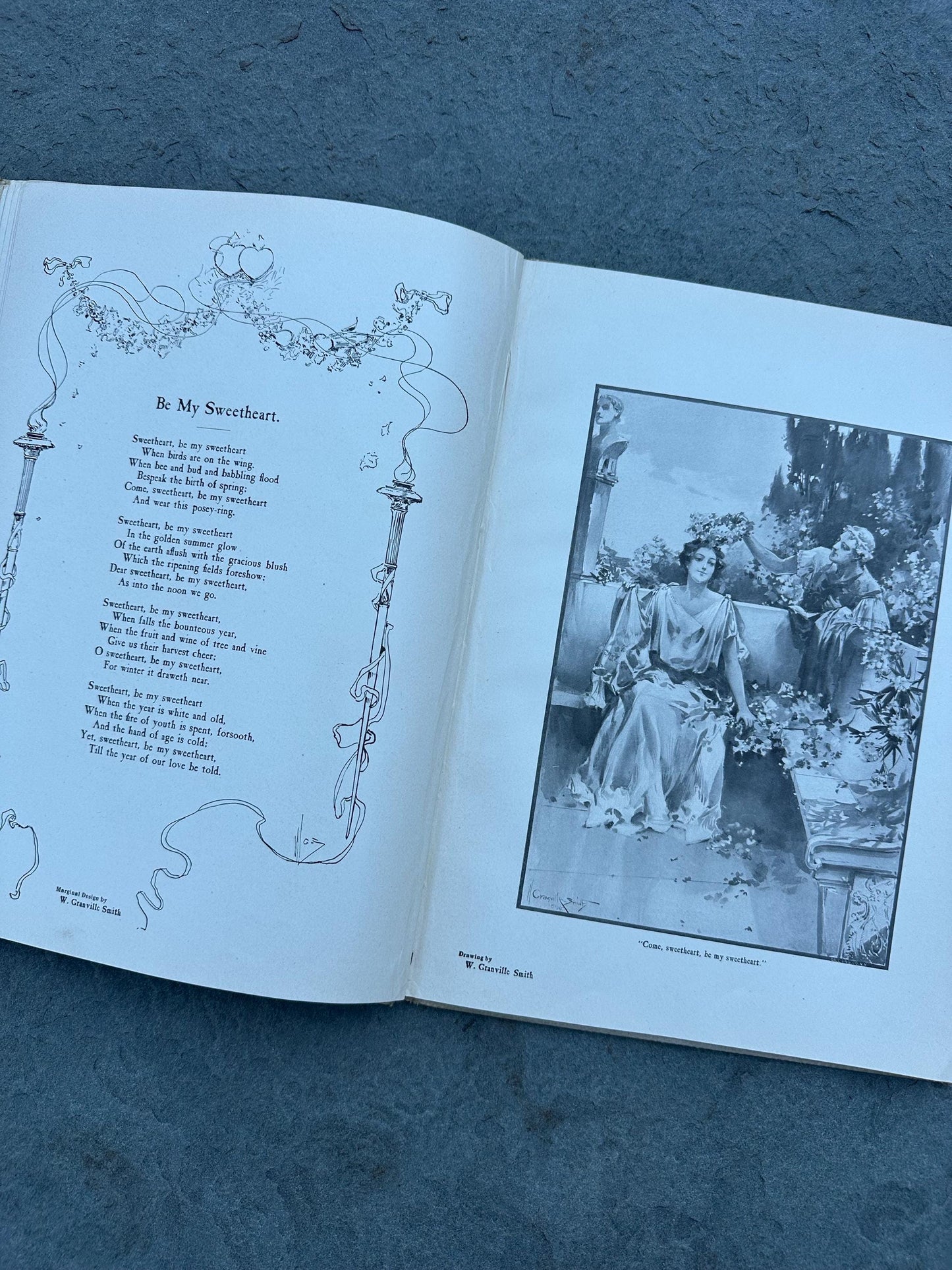 Antique 1896 Field Flowers Eugene Field Monument Souvenir Illustrated Hardcover Book