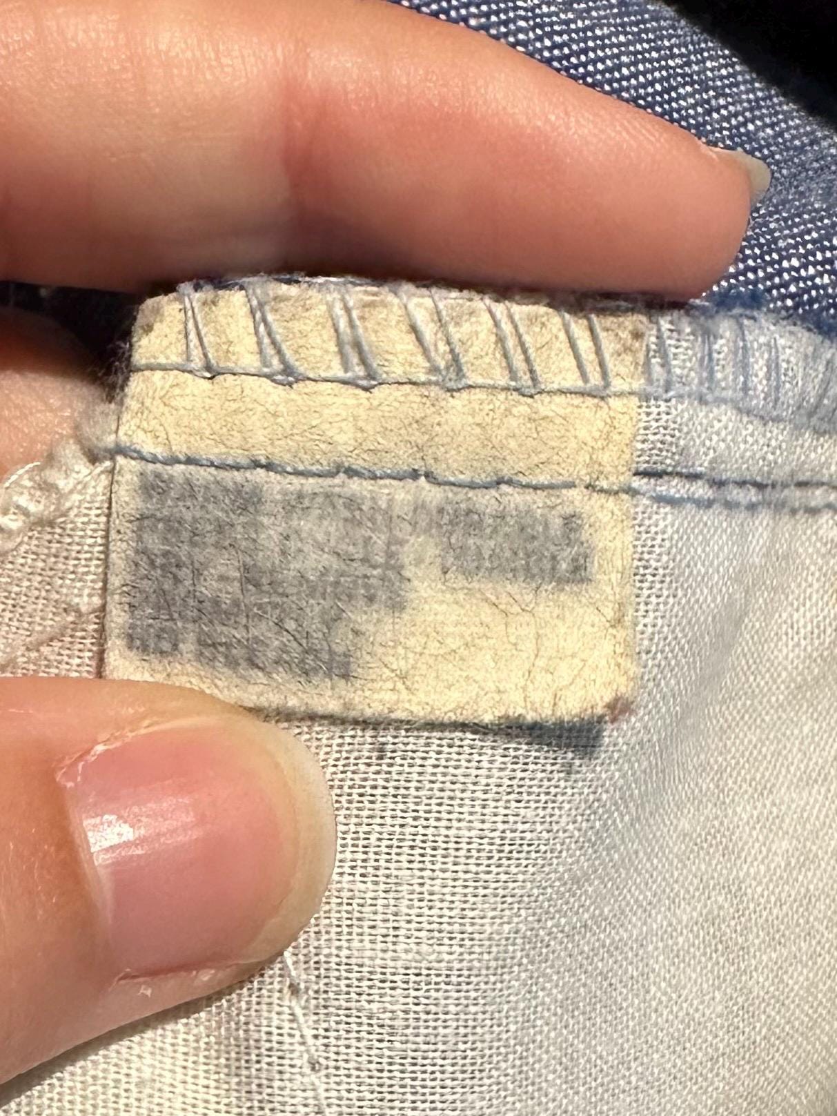 1970s LEVI'S Gentleman's Jeans Orange Tab Denim Trousers 34x29