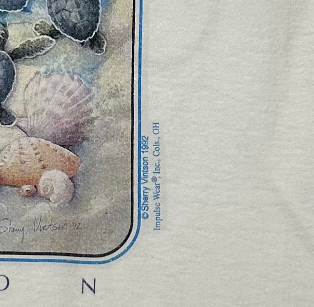 1992 Endangered Turtles Sherry Vinston Tee