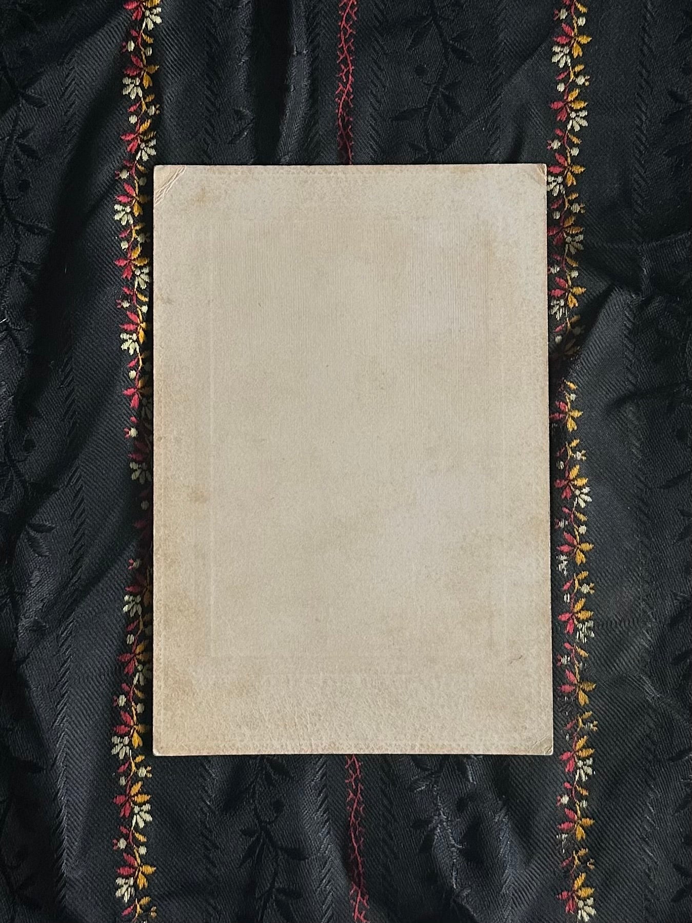 Antique Late 1800s Cabinet Card Portrait of Infant Twin Girls