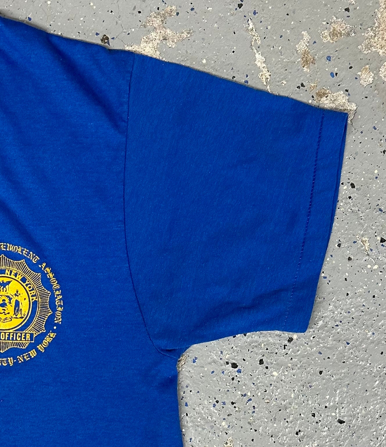 1980s State of New York Emblem Nassau County NY Court Officer Single Stitch Tee