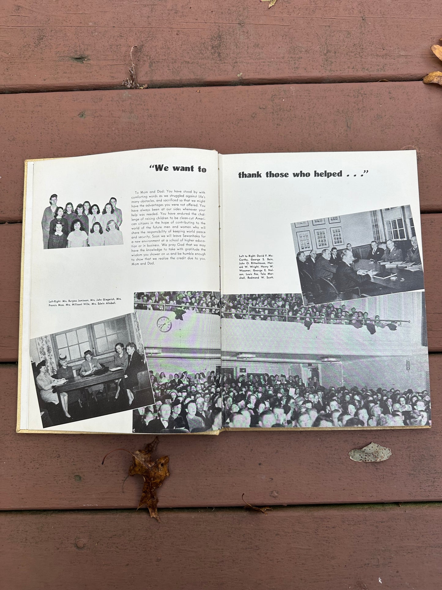 1948 TOTEM Sewanhaka High School Floral Park New York Yearbook