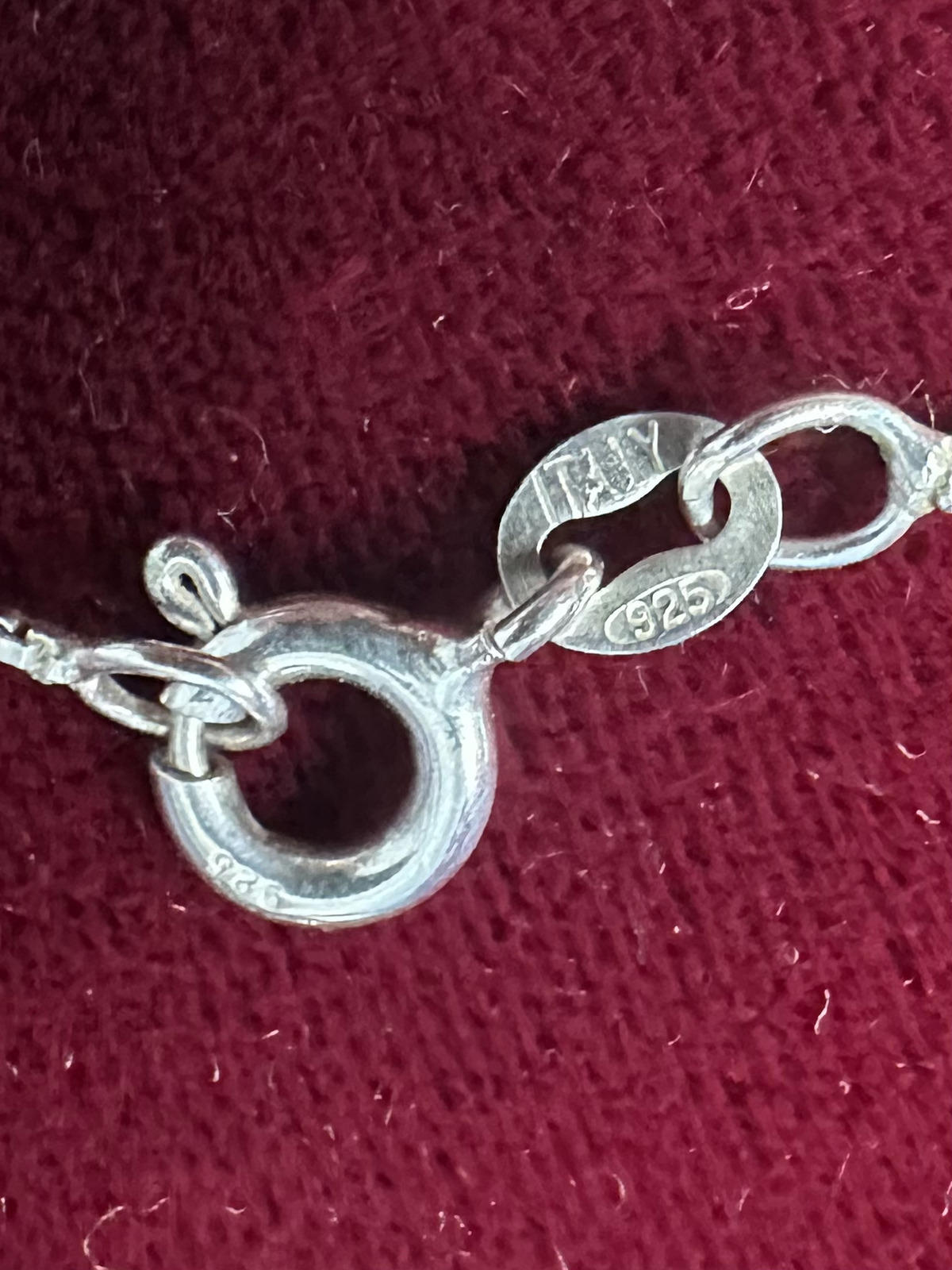 Vintage Sterling Silver Hand Engraved Puffy Heart Pendant Necklace 18"