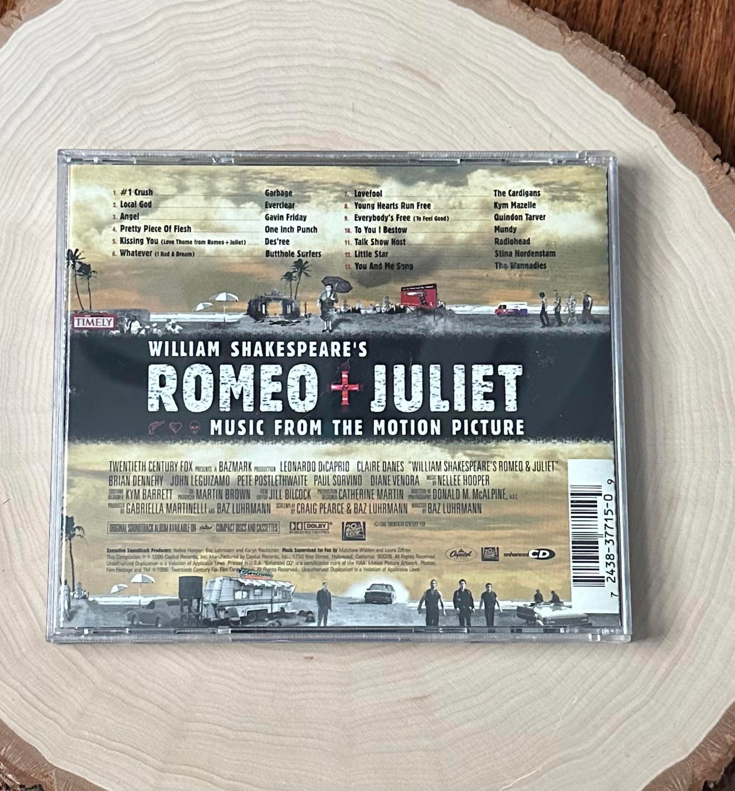 Vintage 1996 Shakespeare's Romeo & Juliet Official Soundtrack CD Capitol Records