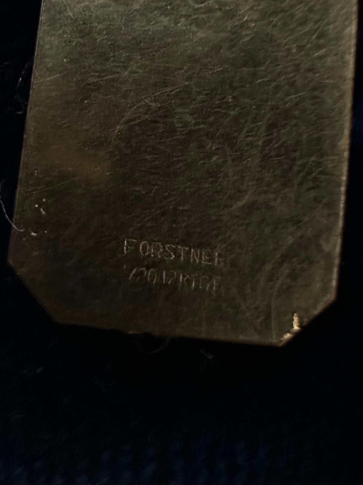 1940s FORSTNER 1/20 12K GF Gold Filled Snake Chain Watch Chain Lariat Necklace