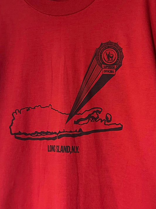 1990s Long Island NY Suffolk County Police Dept Superior Officers Tee