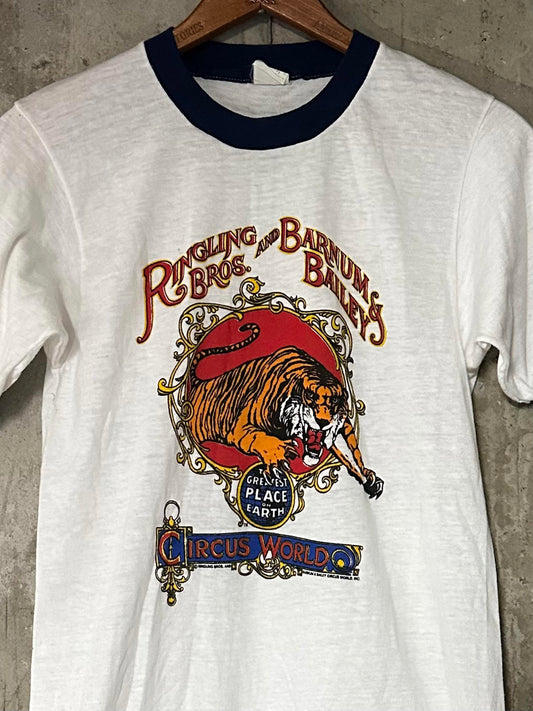 1980s Ringling Bros and Barnum & Bailey Circus Ringer Tee
