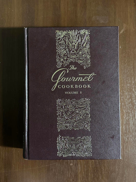 1963 Gourmet's Menu Cookbook Volume 1 Illustrated Hardcover Book