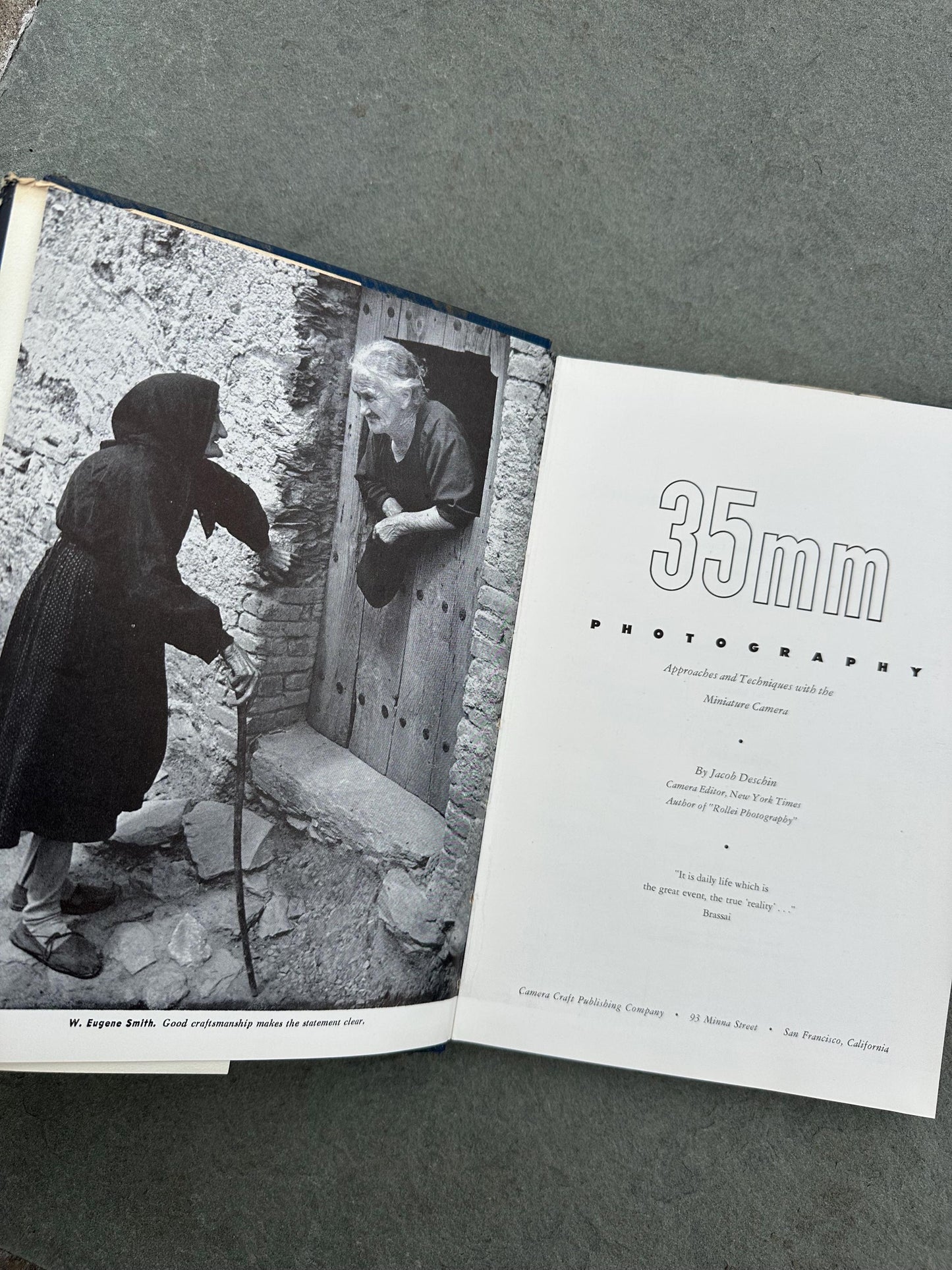 1953 First Edition 35mm Photography Hardcover Illustrated Book by Jacob Deschin | Approaches & Techniques with the Miniature Camera