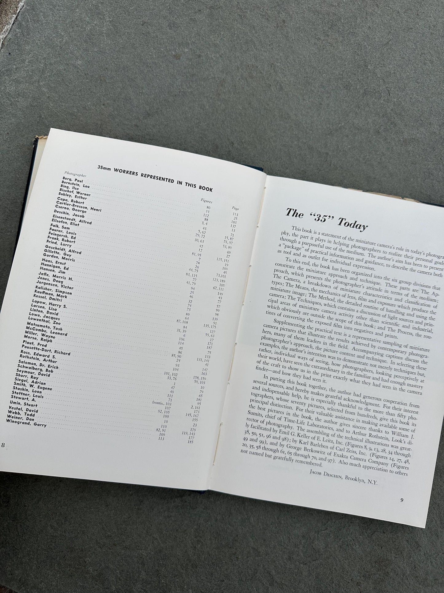 1953 First Edition 35mm Photography Hardcover Illustrated Book by Jacob Deschin | Approaches & Techniques with the Miniature Camera