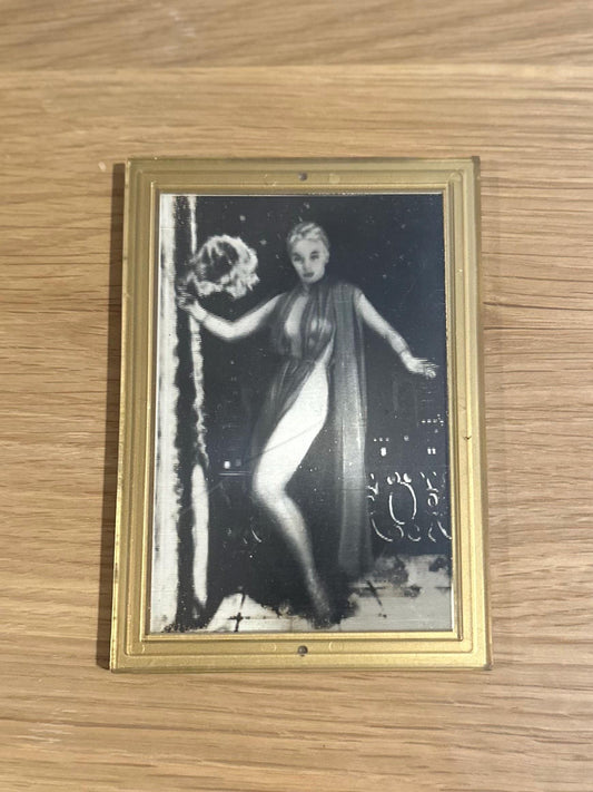 1940s Early Lenticular Lili St Cyr Burlesque Flicker Dance Picture Pin-Up Advertisement
