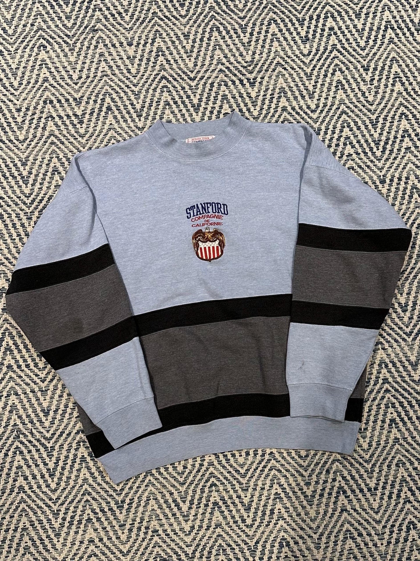1980s Private Stock Compagnie de Californie Stanford University Crewneck Sweatshirt