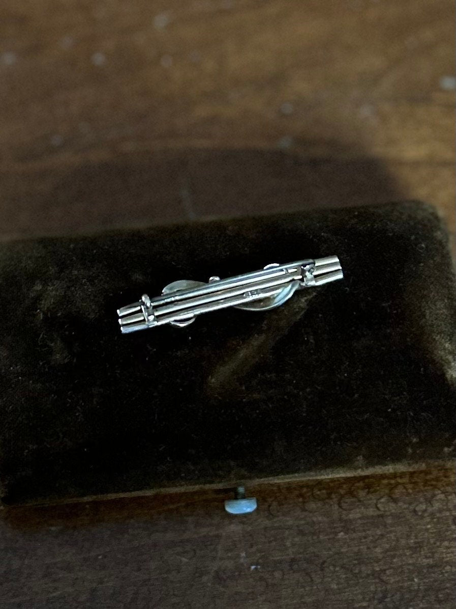 Antique Victorian Edwardian European 9ct Yellow Gold Seed Pearl Bar Pin