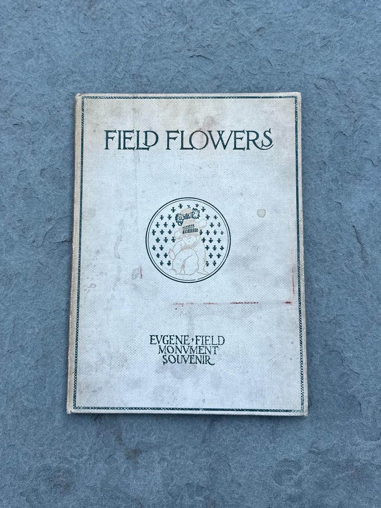 Antique 1896 Field Flowers Eugene Field Monument Souvenir Illustrated Hardcover Book