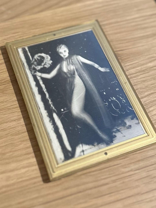 1940s Early Lenticular Lili St Cyr Burlesque Flicker Dance Picture Pin-Up Advertisement