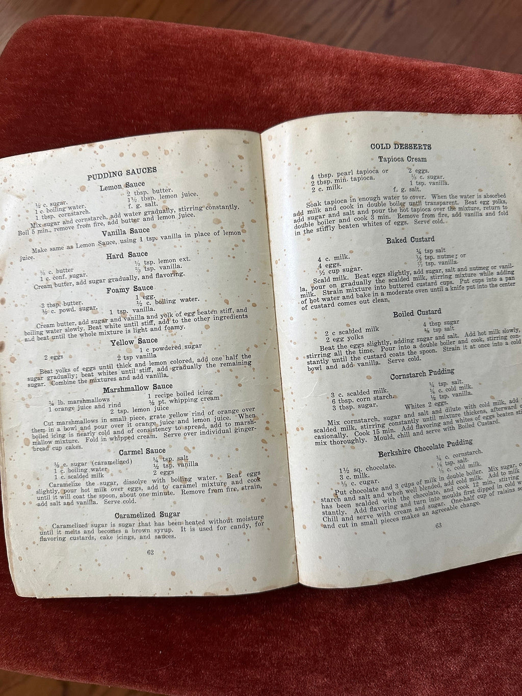 Vintage 1927 Recipes for Instruction in Domestic Science Paperback Book by Emma L. Morrow Rochester, N.Y.