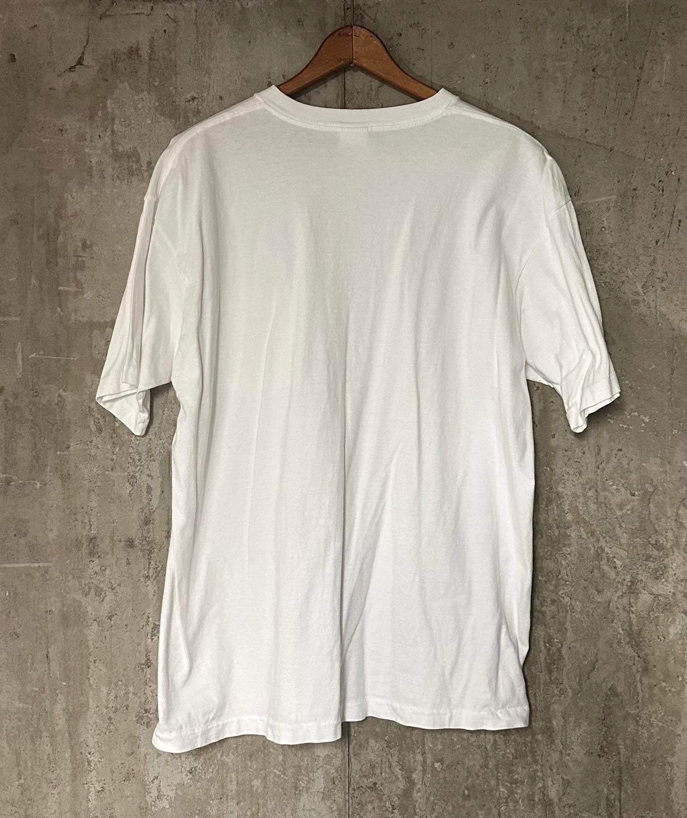 1990s GAP Single Side Pocket White Single Stitch Tee Short Sleeve