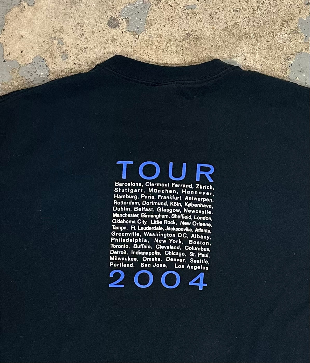 2004 Eric Clapton World Tour Tee