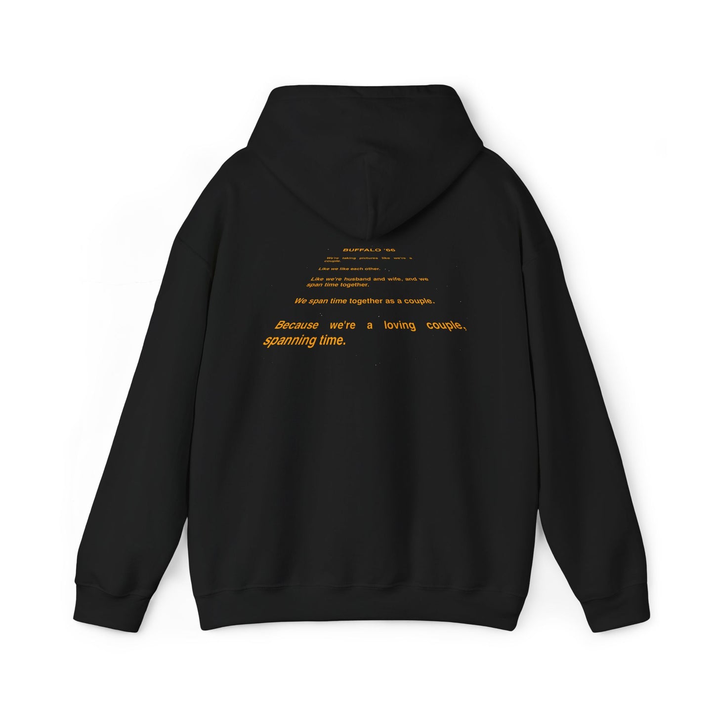Buffalo 66 Spanning Time Intro Crawl Hoodie | Indie Cinema Vincent Gallo 90s