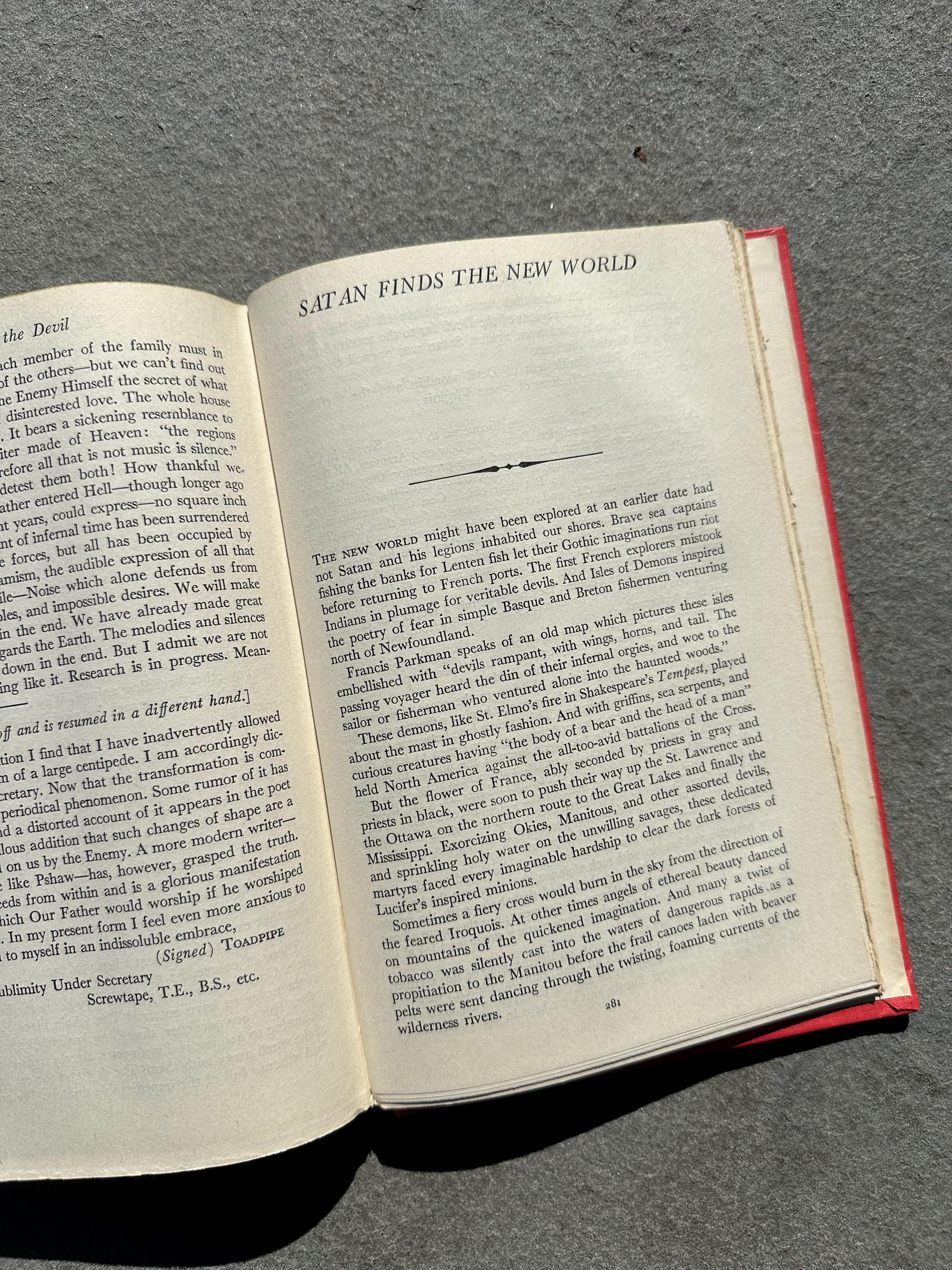 Vintage 1945 Speak of the Devil Hardcover Book Sterling North & C.B. Boutell | An Anthology of Demonology