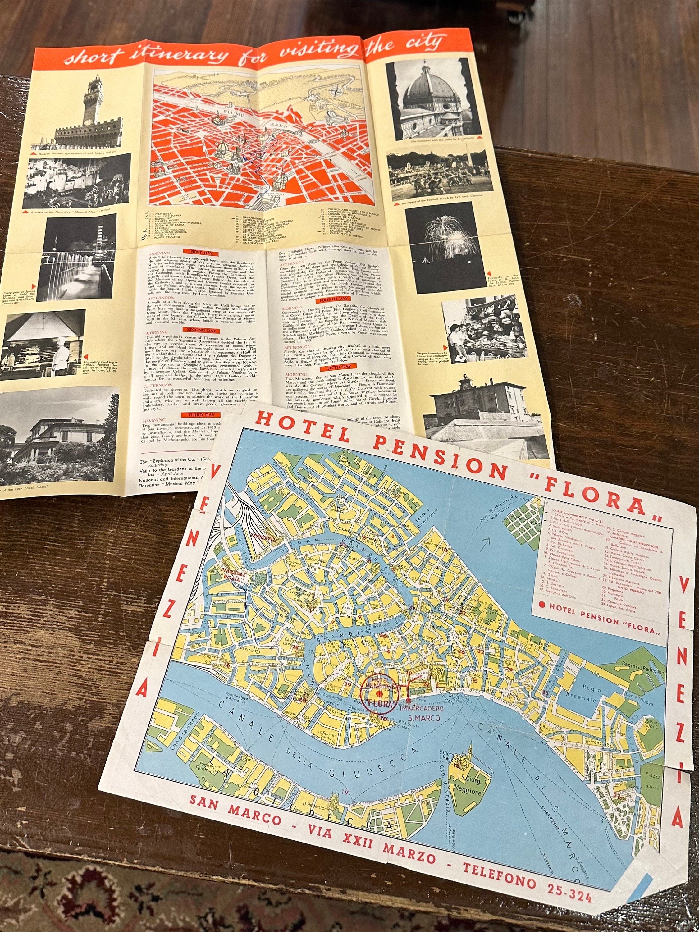 LOT of 6 Vintage 1950s Travel Ephemera Brochures & Pamphlets