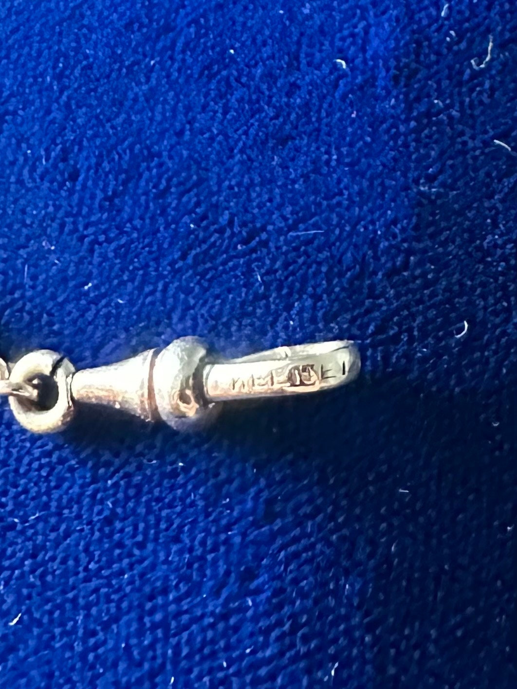 Long Victorian Antique Signed KEENE 12K Gold Filled Pocket Watch Chain 13.25”