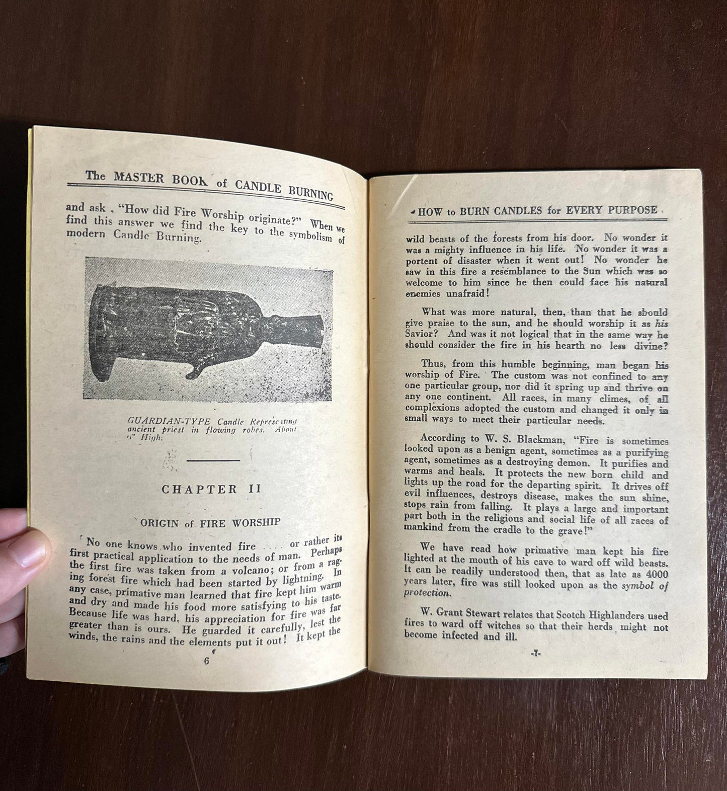 1942 The Master Book of Candle Burning for Every Purpose Henri Gamache Booklet