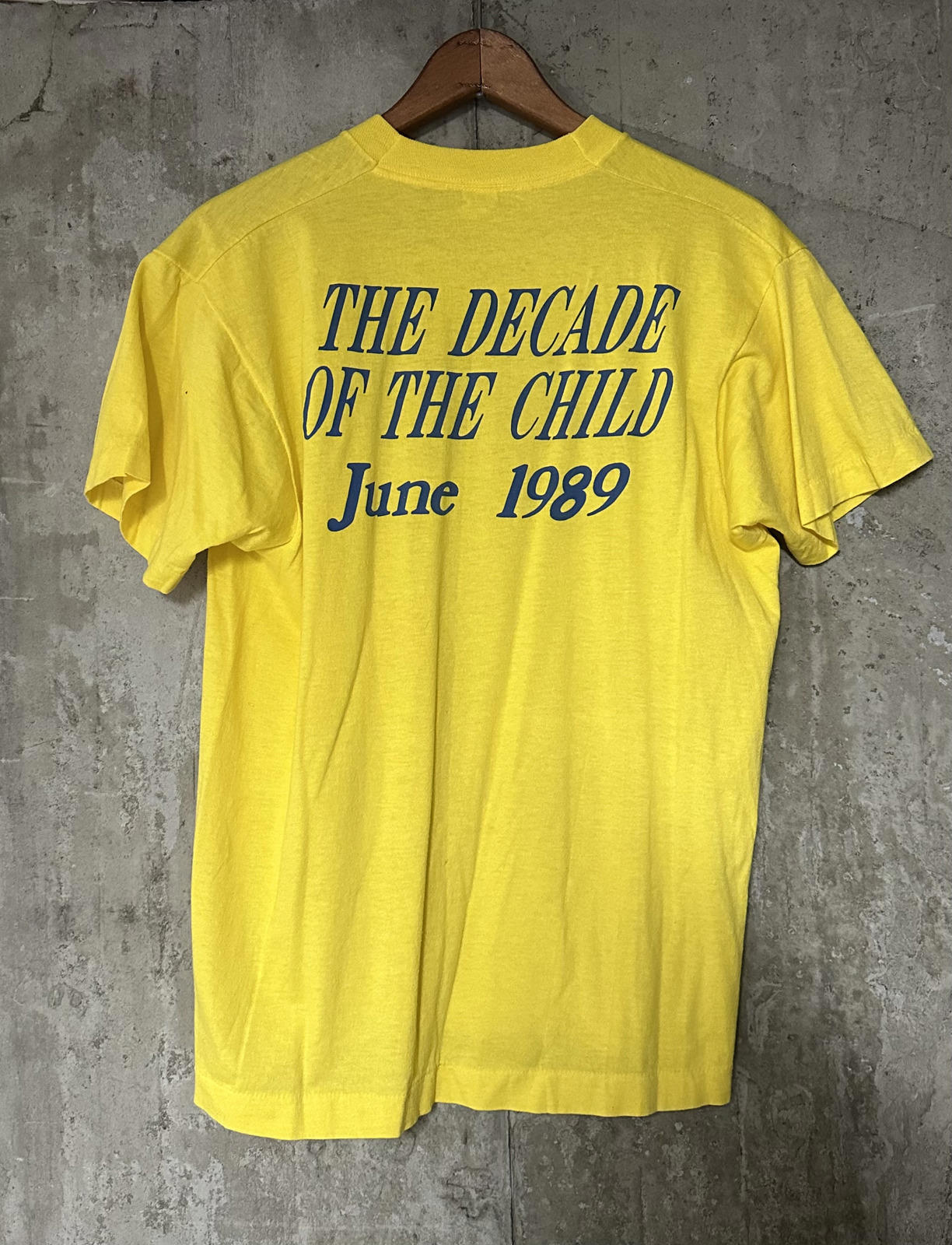 Vintage 1989 Knights of Pythias The Decade of the Child Single Stitch Tee L