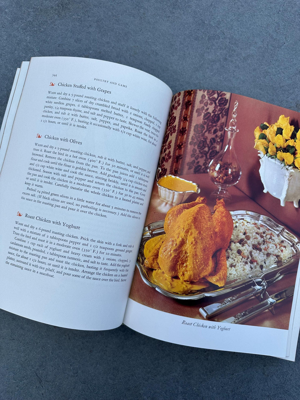 Vintage 1964 Gourmet's Menu Cookbook A Collection of Epicurean Menus and Recipes Illustrated Hardcover Book