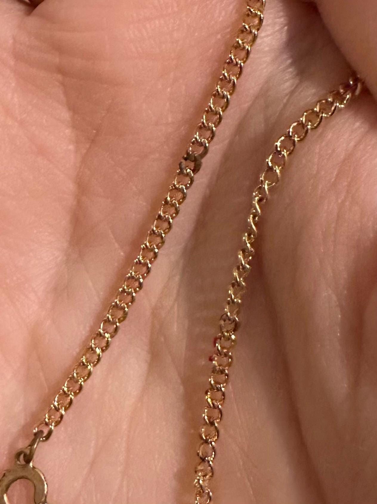 Vintage Midcentury Zodiac Cancer Crab Gold Tone Pendant Necklace 17.4” June 22 - July 22 Astrology