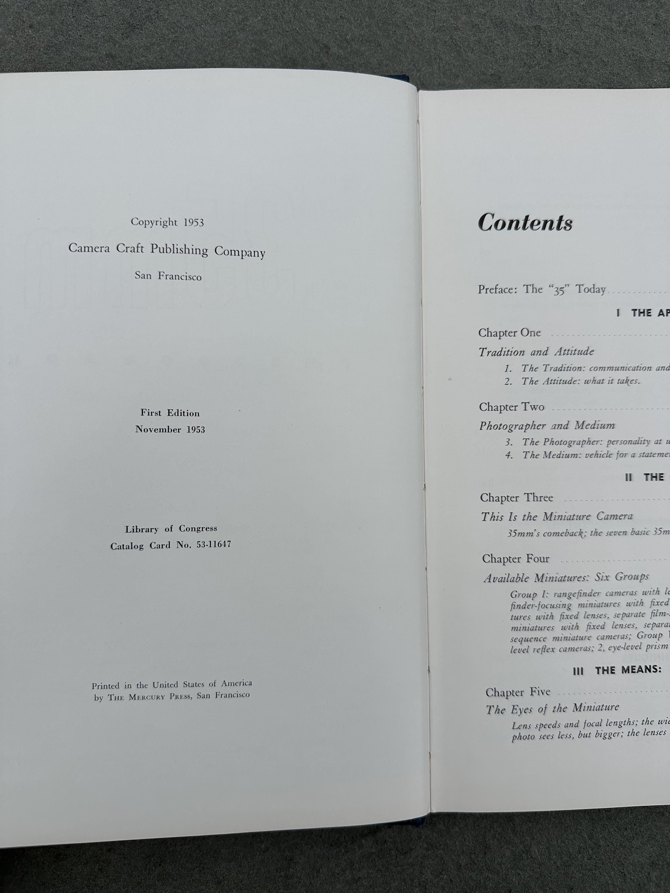 Vintage 1953 First Edition 35mm Photography Hardcover Illustrated Book by Jacob Deschin | Approaches & Techniques with the Miniature Camera