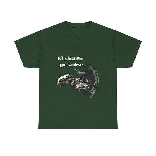 Ní Síochán Go Saoirse / No Peace without Freedom Ned Kelly Tee