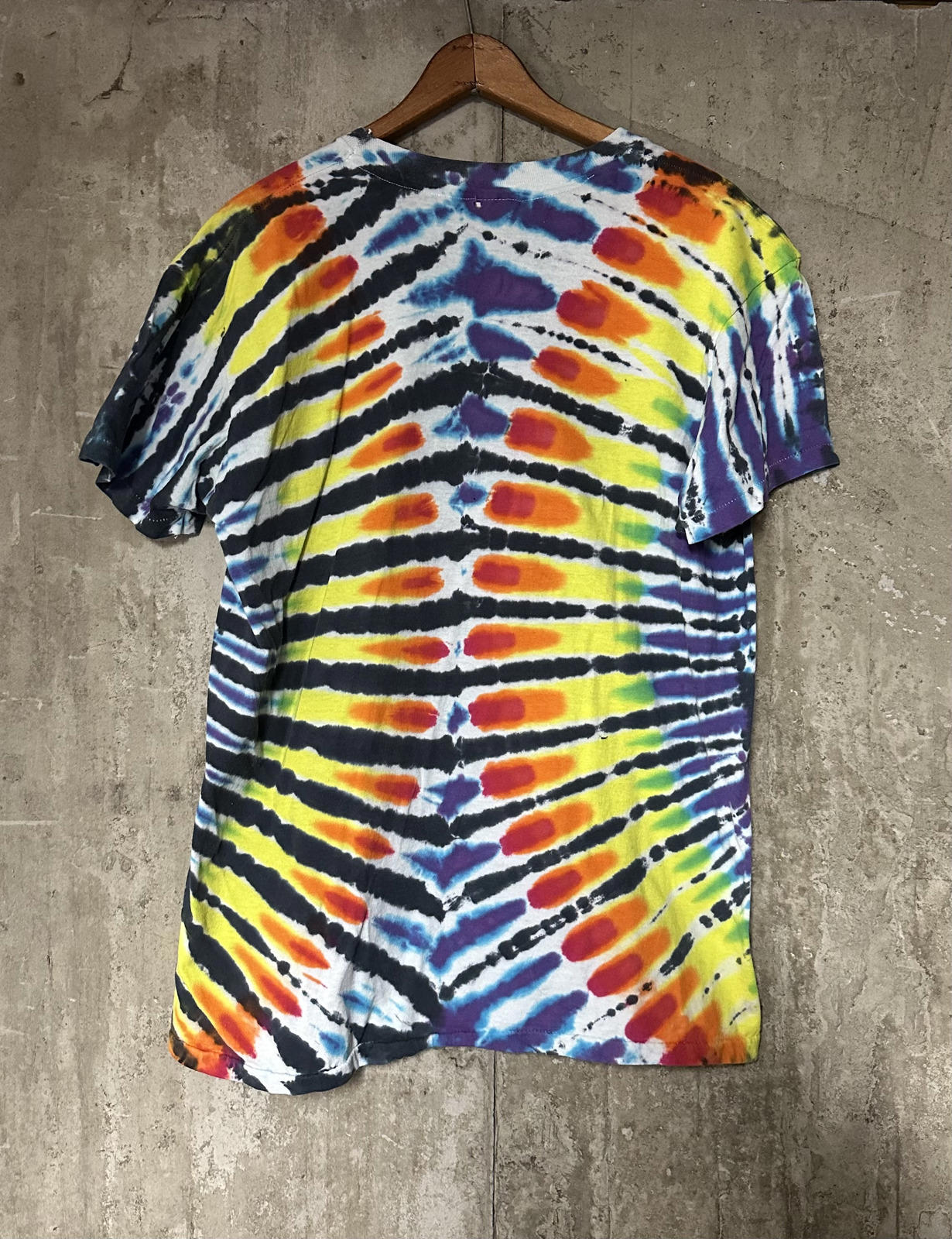 1990s Hanes X-Ray Tie Dye Single Stitch Tee 100% Cotton
