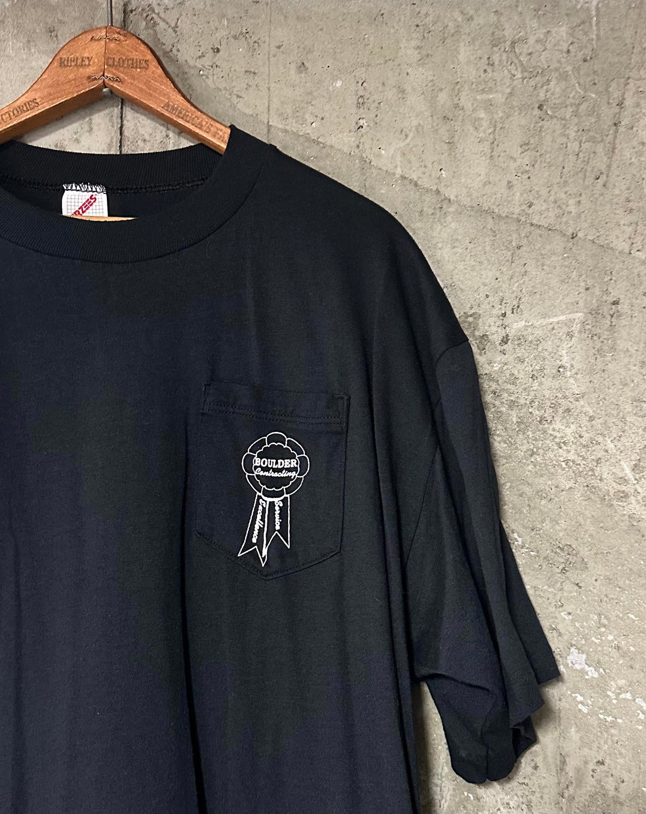 1990s Boulder Contracting Rock Solid Reputation Single Stitch Tee