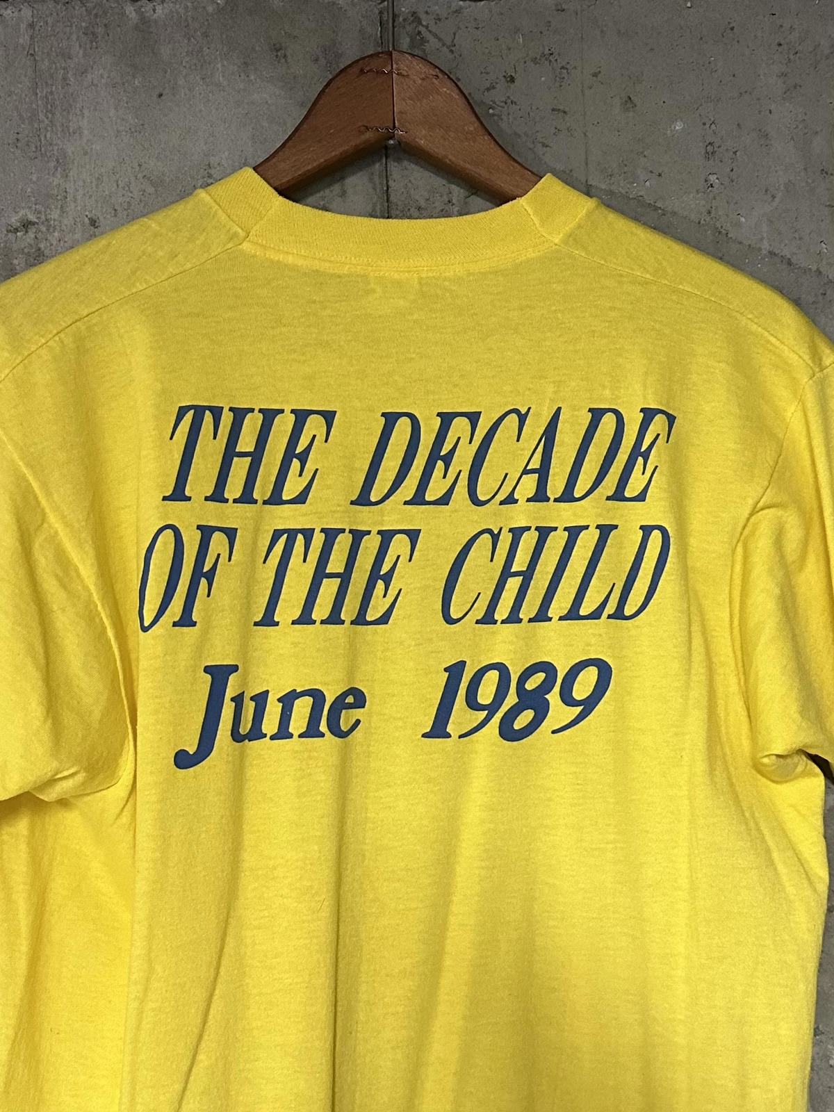 Vintage 1989 Knights of Pythias The Decade of the Child Single Stitch Tee L