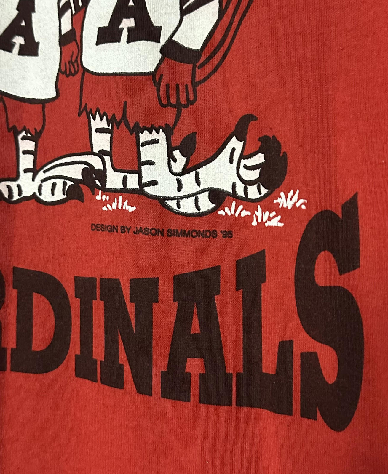 1995 Annandale Cardinals Single Stitch Tee