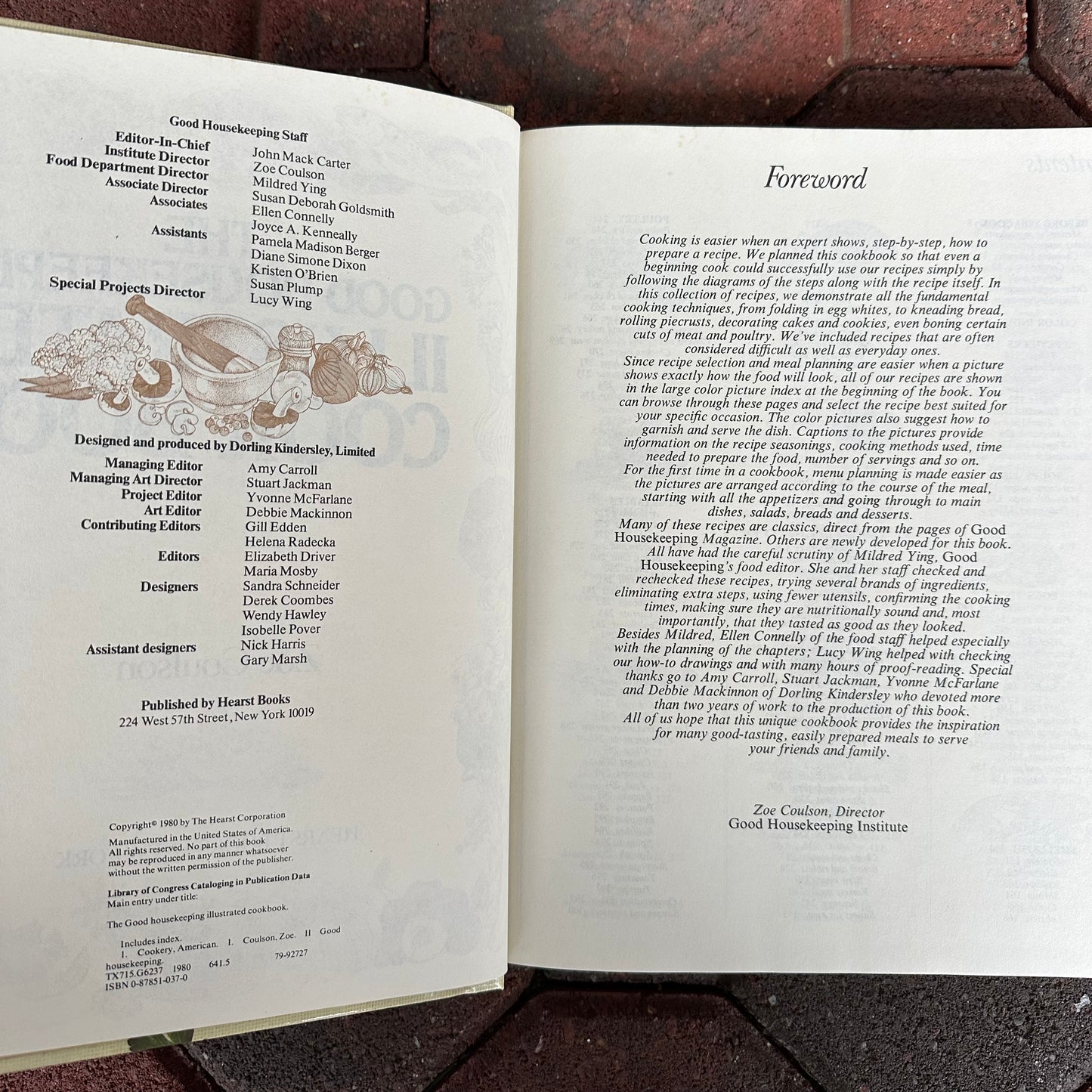 1980 The Good Housekeeping Illustrated Cookbook Hardcover